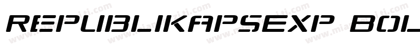 RepublikapsExp Boldttf字体转换